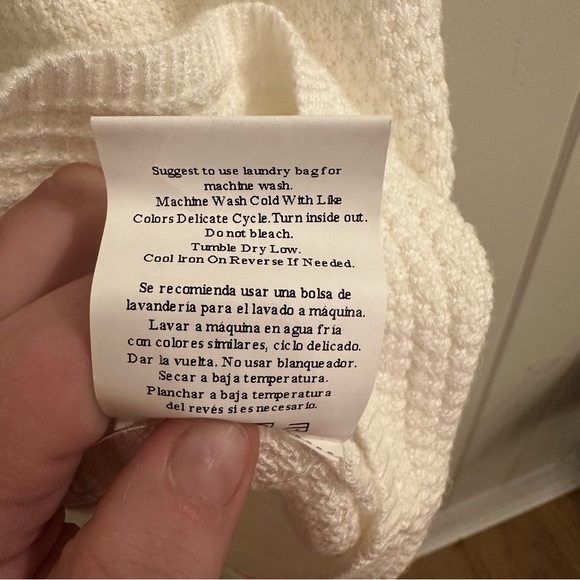 PrettyGarden White Sleeveless Knit Vest - Picture 8 of 8